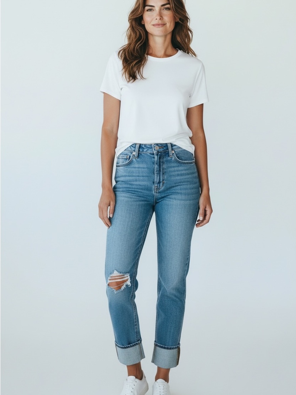 AG Adriano Goldschmied Light Blue Boyfriend Jeans